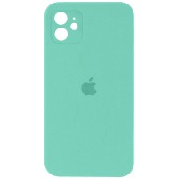 Чохол Silicone Case Square Full Camera Protective (AA) для Apple iPhone 11 (6.1'') Бірюзовий (37568)