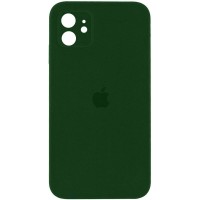 Чехол Silicone Case Square Full Camera Protective (AA) для Apple iPhone 11 (6.1'') Зелений (17417)