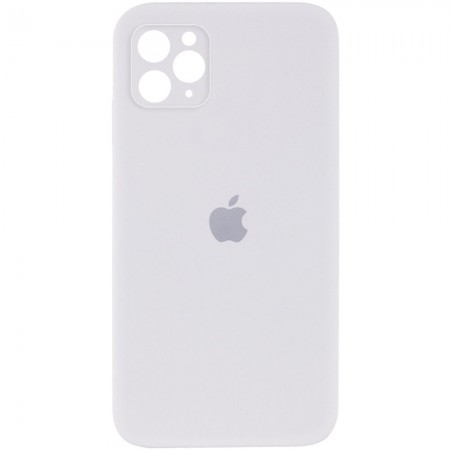 Чехол Silicone Case Square Full Camera Protective (AA) для Apple iPhone 11 Pro (5.8'') Білий (9797)