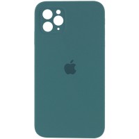 Чехол Silicone Case Square Full Camera Protective (AA) для Apple iPhone 11 Pro (5.8'') Зелений (9801)