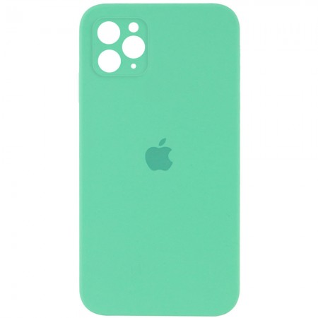 Чехол Silicone Case Square Full Camera Protective (AA) для Apple iPhone 11 Pro (5.8'') Зелёный (9786)