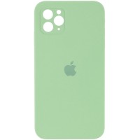 Чехол Silicone Case Square Full Camera Protective (AA) для Apple iPhone 11 Pro (5.8'') М'ятний (9789)
