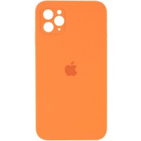 Чехол Silicone Case Square Full Camera Protective (AA) для Apple iPhone 11 Pro (5.8'') Помаранчевий (9790)