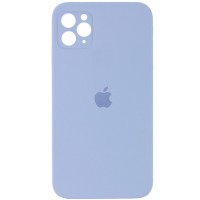 Чехол Silicone Case Square Full Camera Protective (AA) для Apple iPhone 11 Pro (5.8'') Блакитний (9806)
