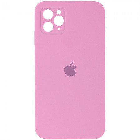 Чехол Silicone Case Square Full Camera Protective (AA) для Apple iPhone 11 Pro (5.8'') Розовый (9810)