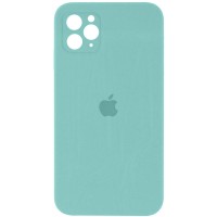 Чехол Silicone Case Square Full Camera Protective (AA) для Apple iPhone 11 Pro (5.8'') Бирюзовый (24007)