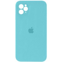 Чехол Silicone Case Square Full Camera Protective (AA) для Apple iPhone 11 Pro (5.8'') Бірюзовий (29449)