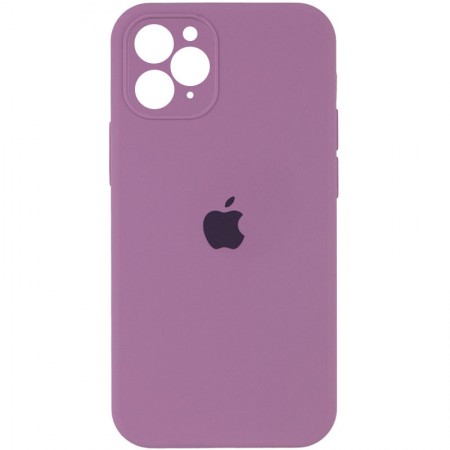 Чохол Silicone Case Square Full Camera Protective (AA) для Apple iPhone 11 Pro (5.8'') Лиловый (35095)