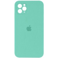 Чохол Silicone Case Square Full Camera Protective (AA) для Apple iPhone 11 Pro (5.8'') Бірюзовий (35099)