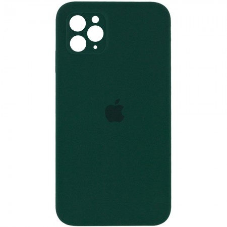 Чехол Silicone Case Square Full Camera Protective (AA) для Apple iPhone 11 Pro (5.8'') Зелений (9800)