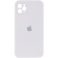 Чехол Silicone Case Square Full Camera Protective (AA) для Apple iPhone 11 Pro Max (6.5'') Білий (17227)