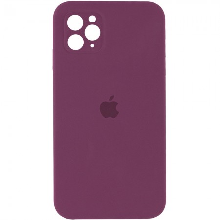 Чехол Silicone Case Square Full Camera Protective (AA) для Apple iPhone 11 Pro Max (6.5'') Красный (9824)