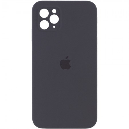 Чехол Silicone Case Square Full Camera Protective (AA) для Apple iPhone 11 Pro Max (6.5'') Серый (9821)