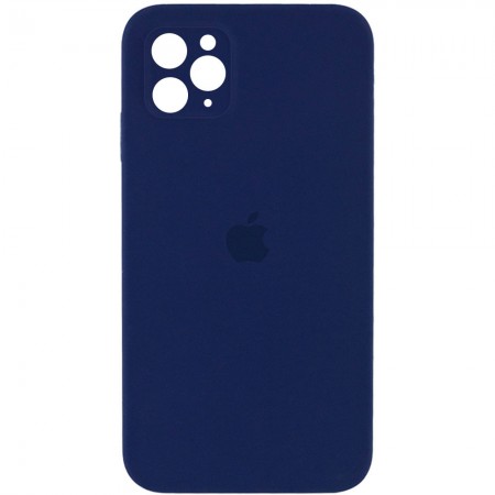 Чехол Silicone Case Square Full Camera Protective (AA) для Apple iPhone 11 Pro Max (6.5'') Синий (17223)