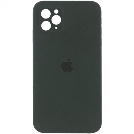 Чехол Silicone Case Square Full Camera Protective (AA) для Apple iPhone 11 Pro Max (6.5'') Зелёный (9826)