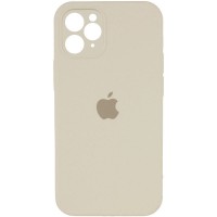 Чехол Silicone Case Square Full Camera Protective (AA) для Apple iPhone 11 Pro Max (6.5'') Білий (29450)
