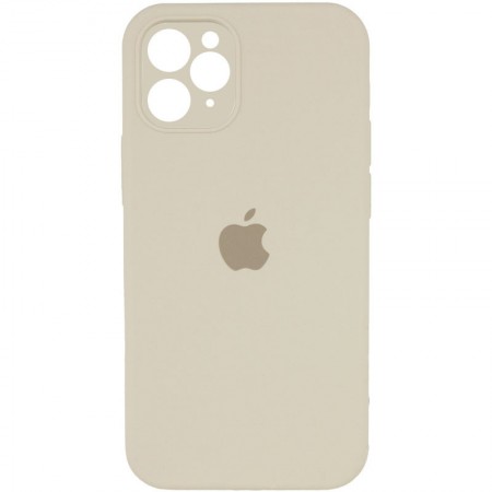 Чехол Silicone Case Square Full Camera Protective (AA) для Apple iPhone 11 Pro Max (6.5'') Белый (29450)