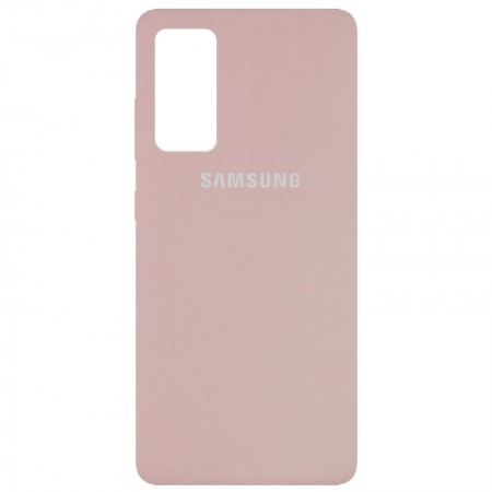 Чехол Silicone Cover Full Protective (AA) для Samsung Galaxy S20 FE Розовый (9839)