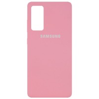 Чехол Silicone Cover Full Protective (AA) для Samsung Galaxy S20 FE Рожевий (9840)