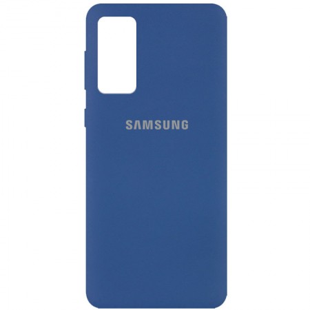 Чехол Silicone Cover Full Protective (AA) для Samsung Galaxy S20 FE Синий (18728)