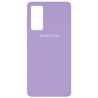 Чехол Silicone Cover Full Protective (AA) для Samsung Galaxy S20 FE Бузковий (9832)
