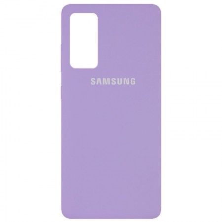 Чехол Silicone Cover Full Protective (AA) для Samsung Galaxy S20 FE Сиреневый (9832)