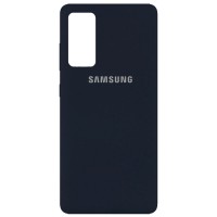 Чехол Silicone Cover Full Protective (AA) для Samsung Galaxy S20 FE Синій (9846)