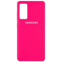 Чехол Silicone Cover Full Protective (AA) для Samsung Galaxy S20 FE Рожевий (9842)