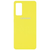 Чехол Silicone Cover Full Protective (AA) для Samsung Galaxy S20 FE Жовтий (9845)