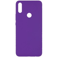 Чехол Silicone Cover Full without Logo (A) для Huawei P Smart Z Фиолетовый (9852)