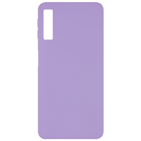 Чехол Silicone Cover Full without Logo (A) для Samsung A750 Galaxy A7 (2018) Сиреневый (15225)