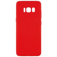 Чехол Silicone Cover Full without Logo (A) для Samsung G950 Galaxy S8 Красный (15236)