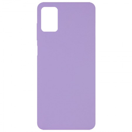 Чехол Silicone Cover Full without Logo (A) для Samsung Galaxy M31s Сиреневый (9899)