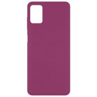 Чехол Silicone Cover Full without Logo (A) для Samsung Galaxy M51 Красный (9910)