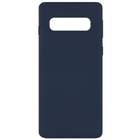 Чехол Silicone Cover Full without Logo (A) для Samsung Galaxy S10 Синій (9914)