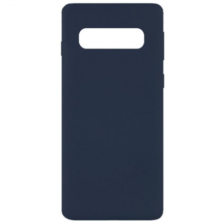 Чехол Silicone Cover Full without Logo (A) для Samsung Galaxy S10 Синій (9914)