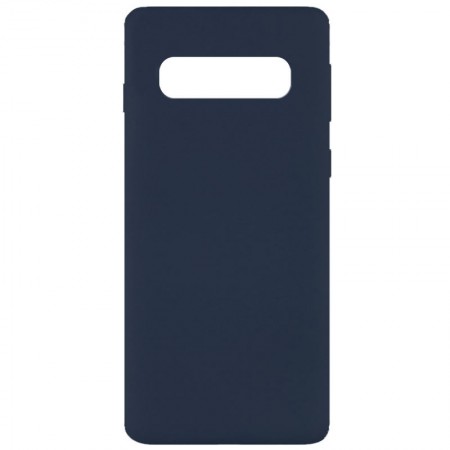 Чехол Silicone Cover Full without Logo (A) для Samsung Galaxy S10 Синий (9914)