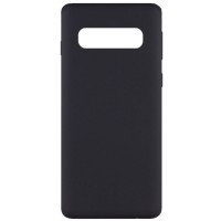 Чехол Silicone Cover Full without Logo (A) для Samsung Galaxy S10 Черный (9915)