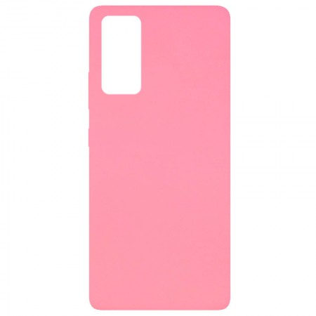 Чехол Silicone Cover Full without Logo (A) для Samsung Galaxy S20 FE Розовый (9918)