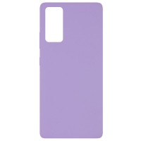 Чехол Silicone Cover Full without Logo (A) для Samsung Galaxy S20 FE Сиреневый (9921)