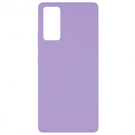 Чехол Silicone Cover Full without Logo (A) для Samsung Galaxy S20 FE Бузковий (9921)
