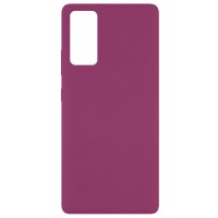 Чехол Silicone Cover Full without Logo (A) для Samsung Galaxy S20 FE Червоний (9924)