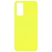 Чехол Silicone Cover Full without Logo (A) для Samsung Galaxy S20 FE Желтый (9925)