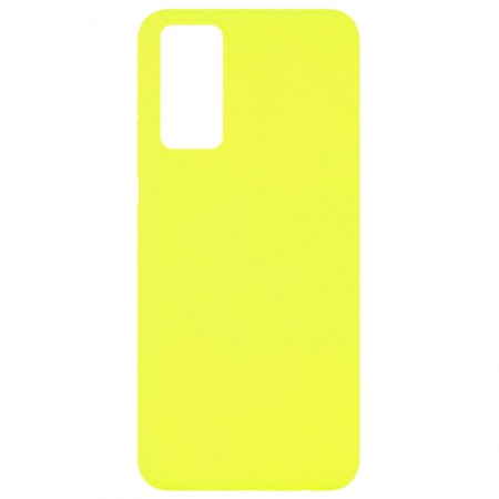 Чехол Silicone Cover Full without Logo (A) для Samsung Galaxy S20 FE Желтый (9925)