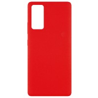 Чехол Silicone Cover Full without Logo (A) для Samsung Galaxy S20 FE Красный (9917)