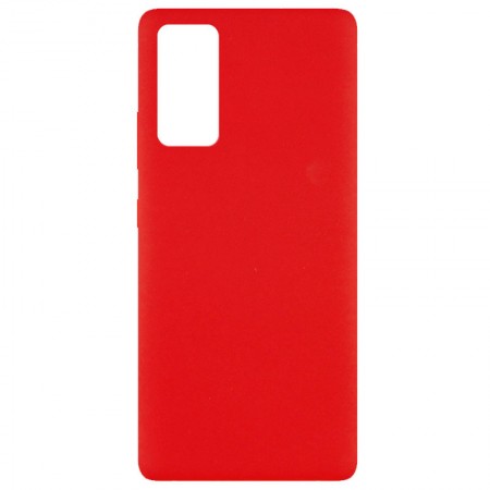 Чехол Silicone Cover Full without Logo (A) для Samsung Galaxy S20 FE Червоний (9917)