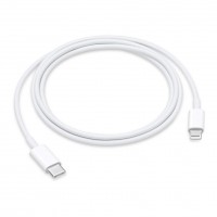 Дата кабель для Apple USB-C to Lightning Cable (ААА) (1m) no box Білий (30048)
