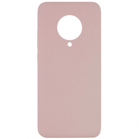 Чехол Silicone Cover Full without Logo (A) для Xiaomi Redmi K30 Pro / Poco F2 Pro Рожевий (9931)
