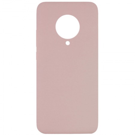 Чехол Silicone Cover Full without Logo (A) для Xiaomi Redmi K30 Pro / Poco F2 Pro Розовый (9931)