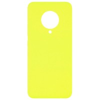 Чехол Silicone Cover Full without Logo (A) для Xiaomi Redmi K30 Pro / Poco F2 Pro Желтый (9927)
